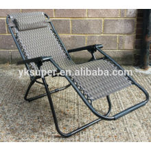 OEM Metal ajustável cadeira fácil Cheap dobrável Deck Cadeiras